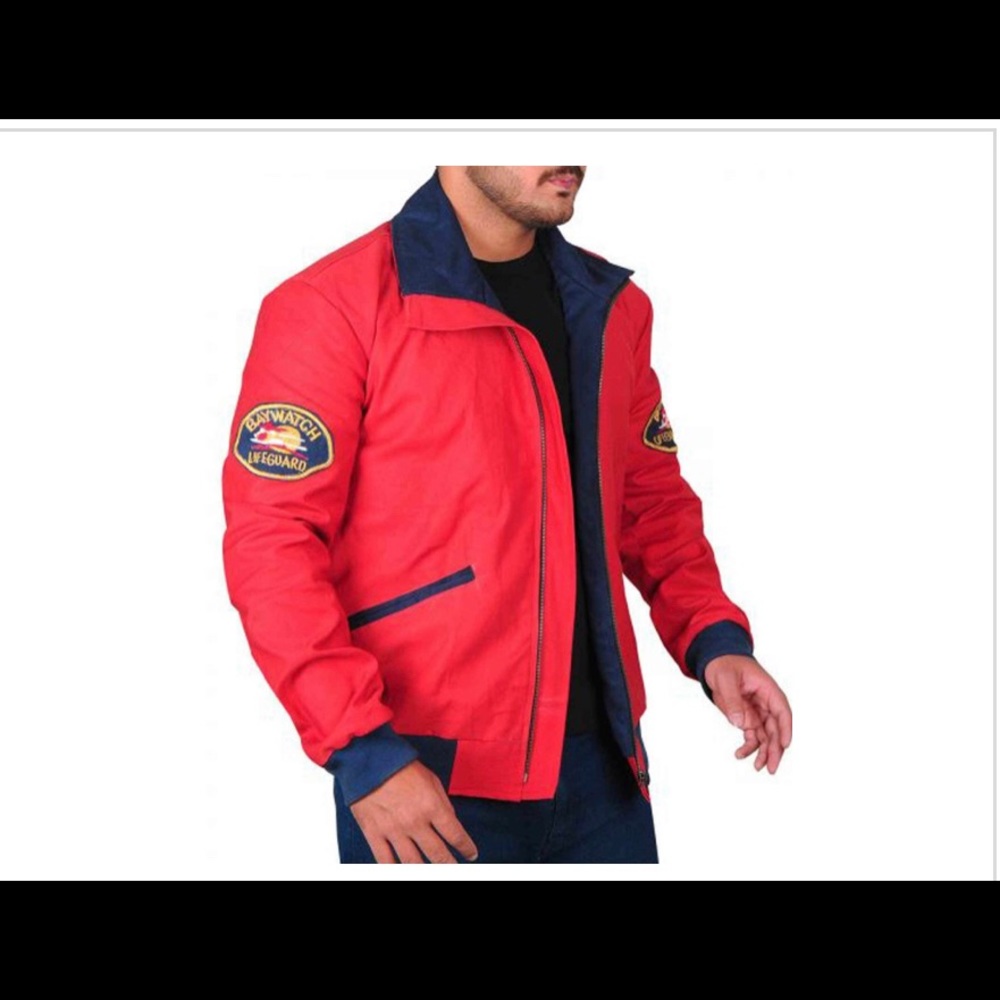 Mens Baywatch Bomber Jacket